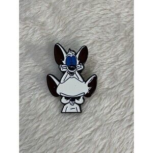 Vintage Style Pinky and the Brain Enamel Pin Badge -90s Warner Bros Cartoon Gift